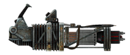 Gatling laser with the Focus optics modification