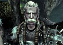 Rips bleiches Gesicht