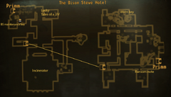 Bison Steve Hotel map