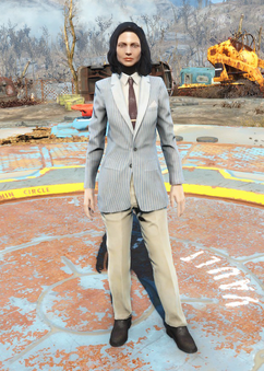 Fo4Clean Striped Suit