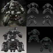 Various concepts, including early design stages