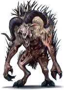 A Sheepsquatch from Fallout: The Roleplaying Game