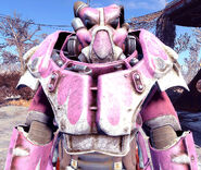 X-01 power armor closeup