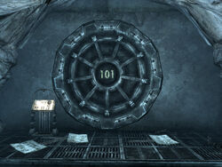 Vault 101 entrance ext.