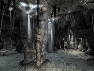 Interior de la cueva