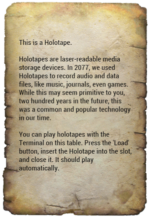 Holotape instructions.png