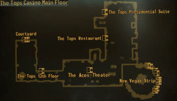 Tops casino main floor map