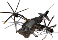 Разбившийся винтокрыл, сделанный Брауном