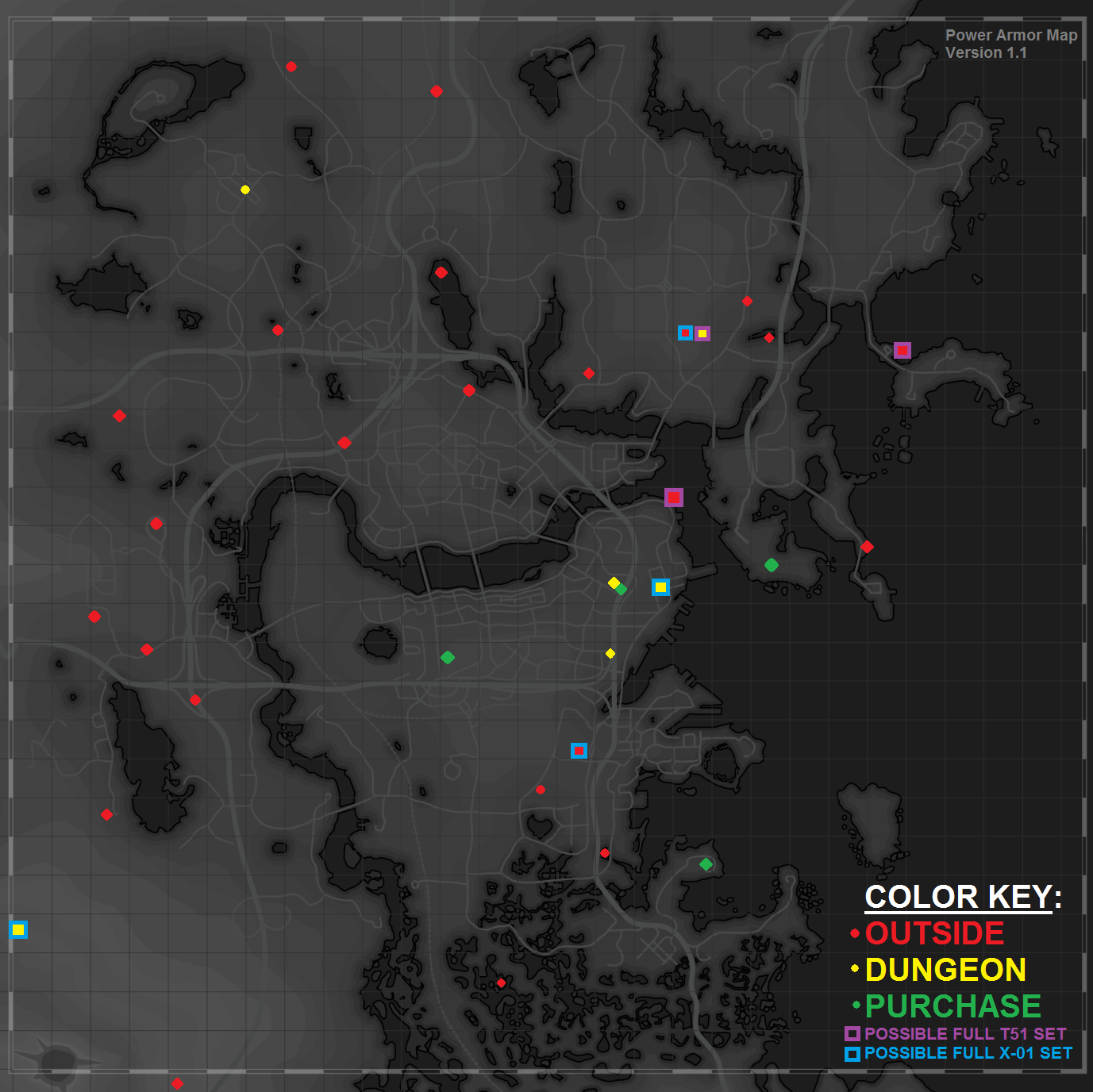 power armor frame location fallout 4