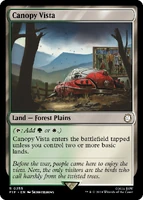 Magic: The Gathering card (Canopy Vista)