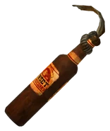 Пляшка з-під «Сансет Сарсапарілли» використана для вогненної бомби