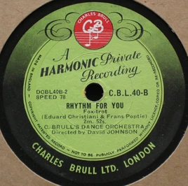 Eddy Christiani - Frans Poptie - Rhythm for You