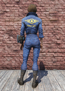 Back of Vault-Tec jumpsuit