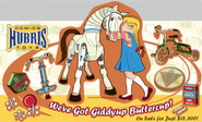 Hubris Comics Toys advertisement for Giddyup Buttercup