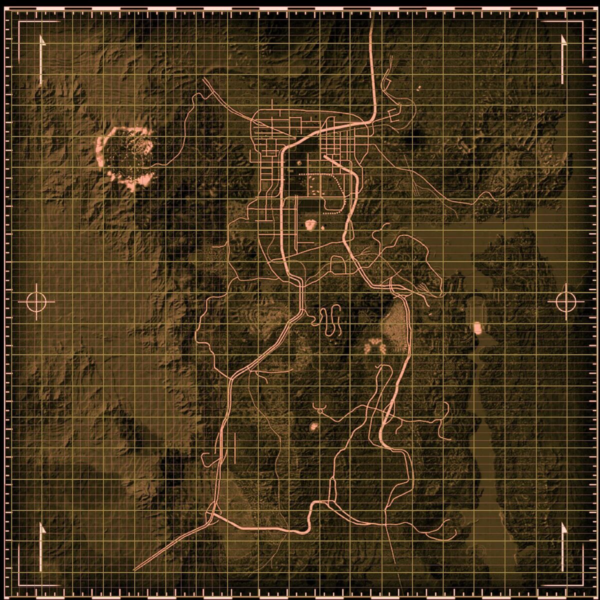 Turns out the Fallout New Vegas map was real this whole time :  r/falloutnewvegas