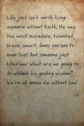 A life without Keith