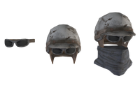 Light, medium and heavy helmet variations