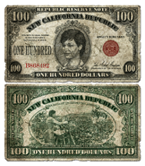President Tandi on the $100 NCR bill in Fallout: New Vegas