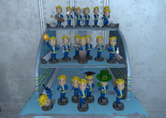 All Fallout 4 bobbleheads on stand
