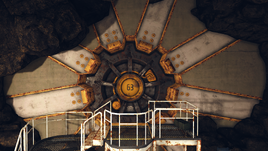 FO76 Vault 63 Door entrance