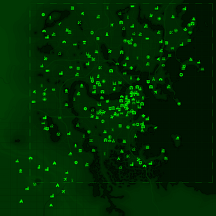 Carte du monde de Fallout 4