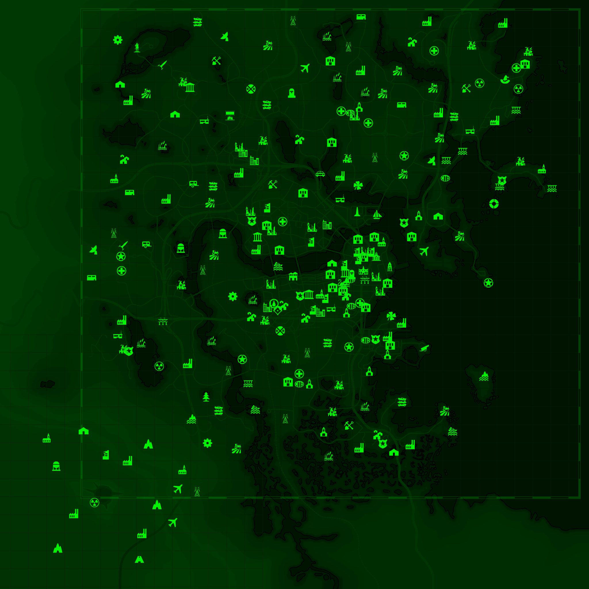 Map, Fallout New Vegas D20 Wiki