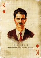 Mr. House's playing card in the Collector's Edition, the King of Diamonds