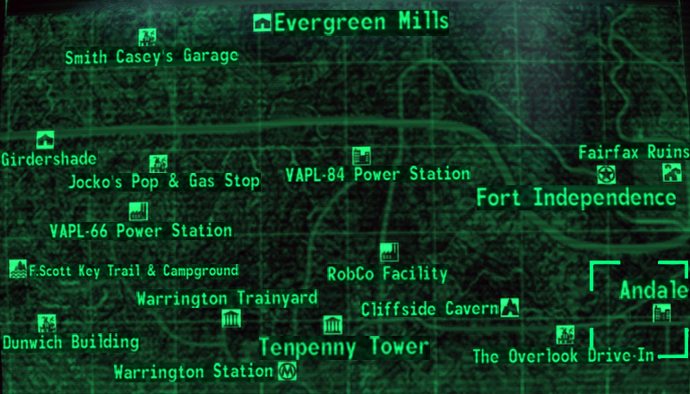 Fallout 3 locations, Fallout Wiki