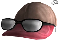 Ballcap with glasses