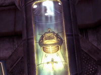 ED-E在霍普维尔导弹发射井地堡的容纳舱里