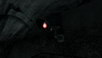 One camera above the Vault 101 blast door
