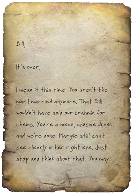 Goodbye letter