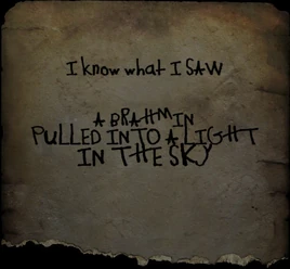 Scrawled Note (Invaders)