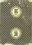 The Lucky 38 playing card from the collector's edition of the game