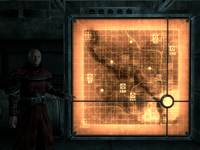 Rothchild and digital map of the Capital Wasteland