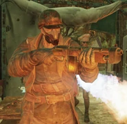 Alternative appearance as a ghoul, with Jessi the Hook in the background