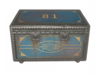 Vault 81 steamer trunk