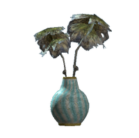 Teal bud vase