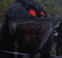 Small vertical eye glare