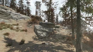 FO76 Central Mountain lookout (Travel encounters place)