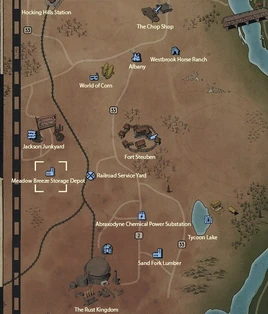 Meadow Breeze Storage Depot map