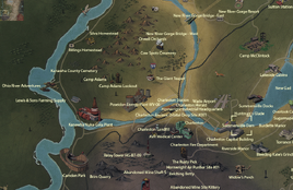 Summersville Dam map