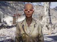 Bethy Mangano, a female ghoul added in Wastelanders