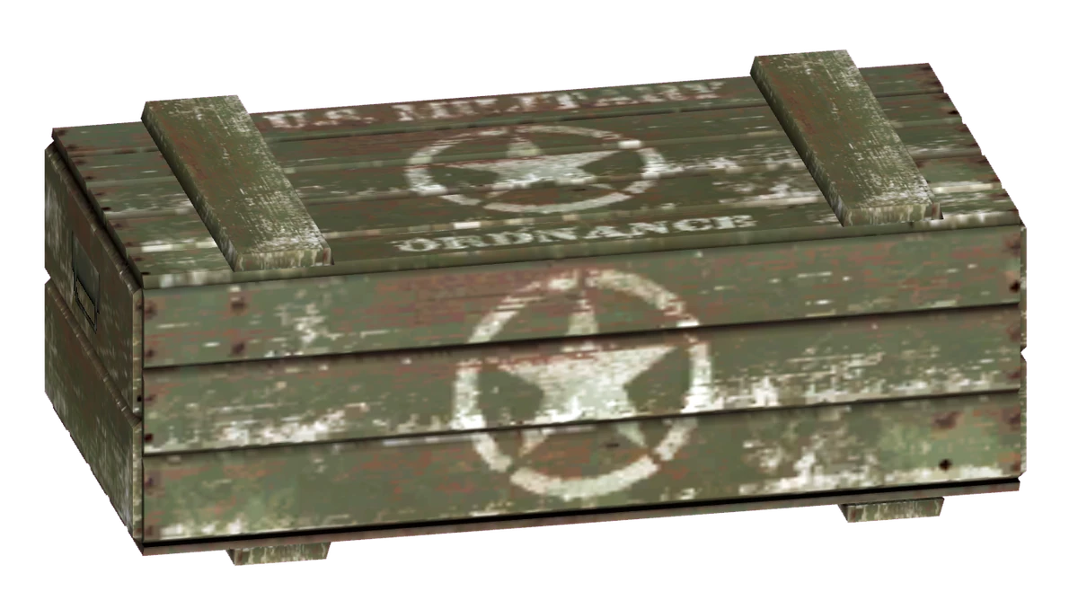 Military shipping crate Fallout Wiki Fandom