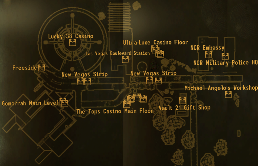 fallout new vegas map markers