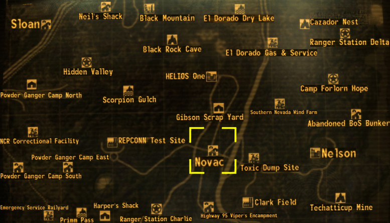fallout new vegas campfire locations