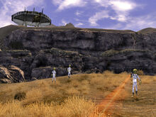 The aliens attacking north of Horowitz farmstead