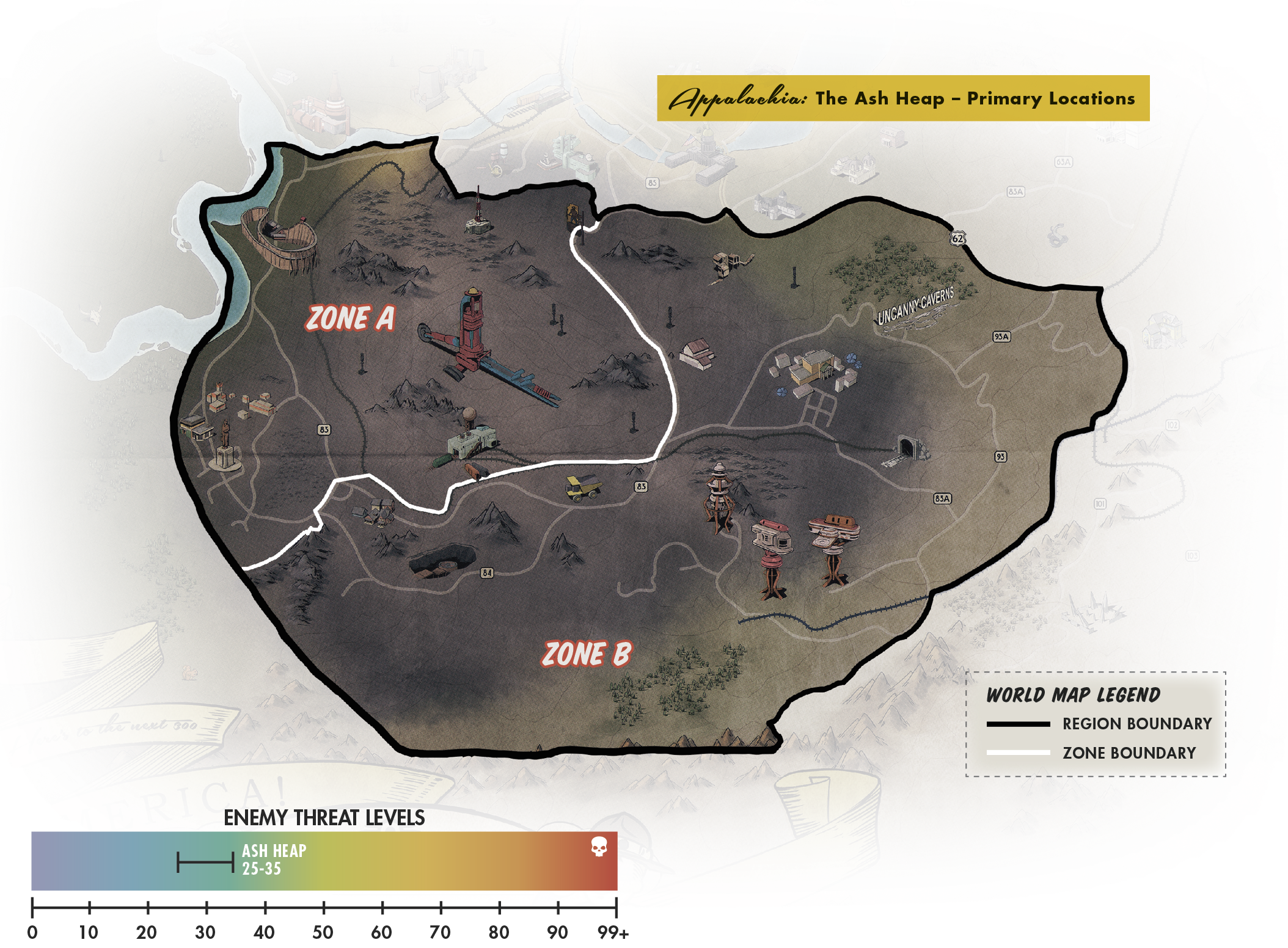 FALLOUT 76: Os 10 Mapas do Tesouro na Floresta. 