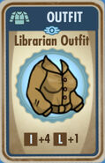 Librarian outfit card