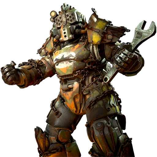 Grease Goblin power armor paint Fallout Wiki Fandom